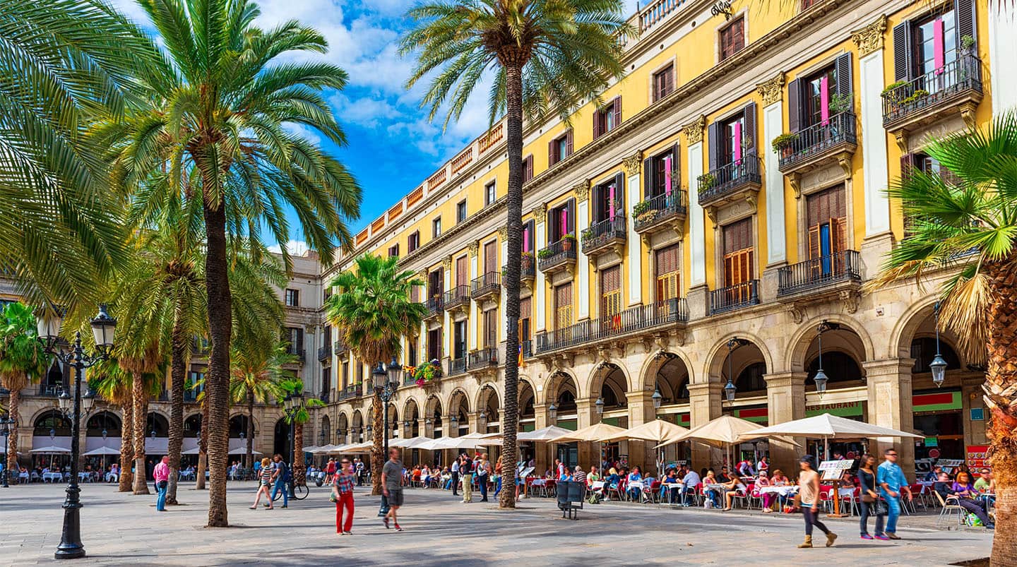 Plaza Real in Barcelona